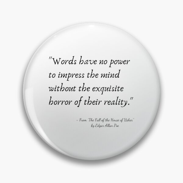 Item preview, A Quote from "The Fall of the House of Usher" by Edgar Allan Poe designed and sold by Poemit.