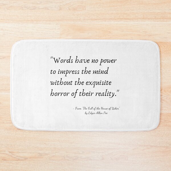 Item preview, A Quote from "The Fall of the House of Usher" by Edgar Allan Poe designed and sold by Poemit.