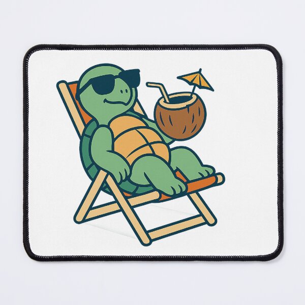 Item preview, Chill Turtle – Coconut & Sunshine Vibes designed and sold by TinyDoodles.