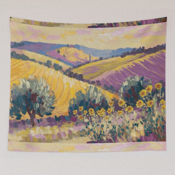 Item preview, Provence Lavender Hills | Bold French Countryside Art – Carraann Edition designed and sold by CARRAANN.