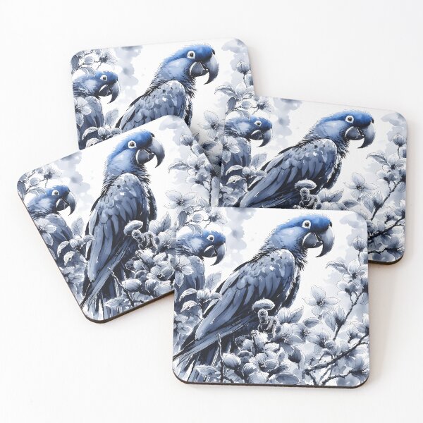 Item preview, Hyacinth Macaw Art #4 | Blue Macaw Lovers designed and sold by ksgraphics222.