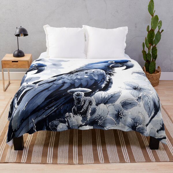 Item preview, Hyacinth Macaw Art #4 | Blue Macaw Lovers designed and sold by ksgraphics222.