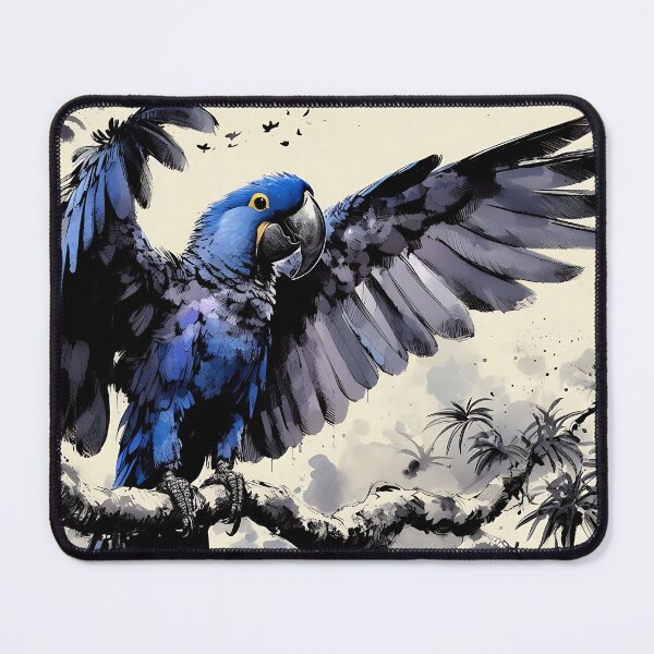 Item preview, Hyacinth Macaw Art #5 | Blue Macaw Lovers designed and sold by ksgraphics222.