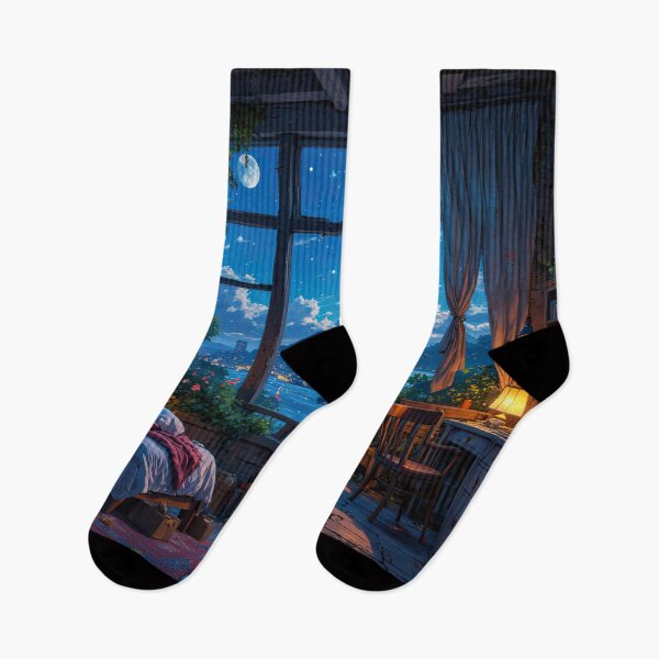 Item preview, room with a beautiful night view designed and sold by ururuty.