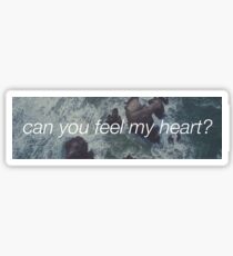 Can you feel my heart? Sticker