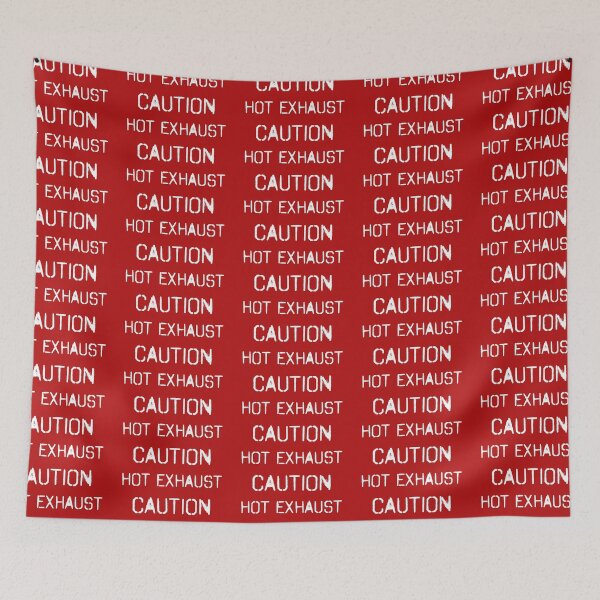 Item preview, Caution hot exhaust designed and sold by bravoalpha.