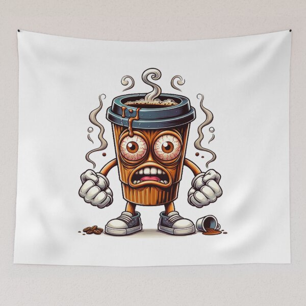 Item preview, Angry Coffee Cup with Eyes designed and sold by wheark.