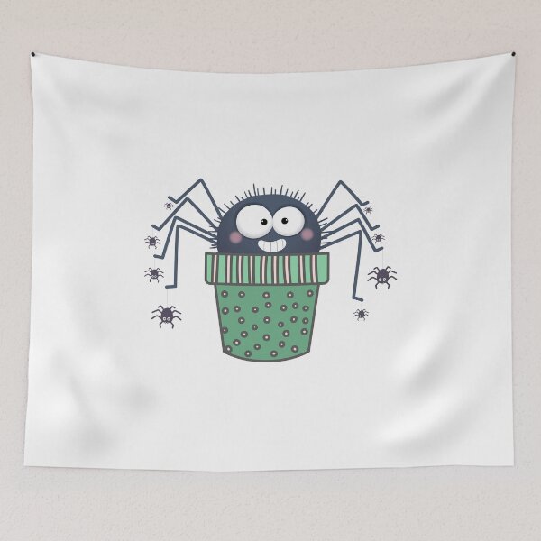 Item preview, Cute Spider Plant with Spider Babies! designed and sold by SunandShade.