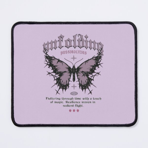 Item preview, Unfolding Possibilities – Gothic Y2K Butterfly Design designed and sold by ThaliaMoon.