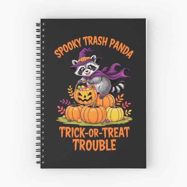 Item preview, Spooky Trash Panda: Trick Or Treat Trouble Raccoon Art designed and sold by elynne9.