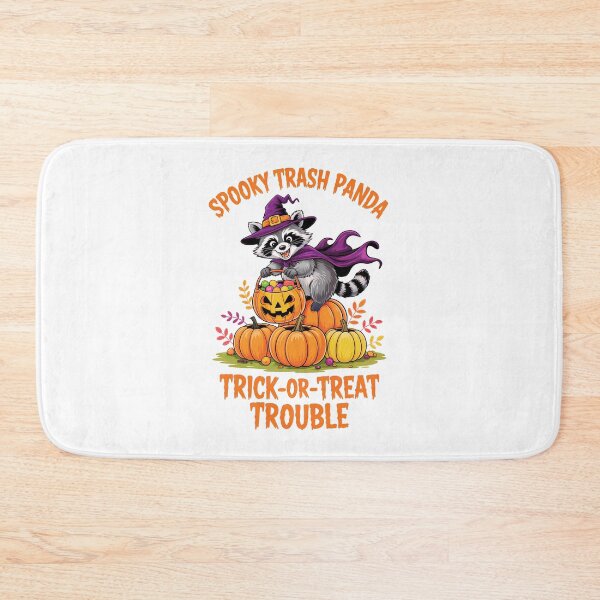 Item preview, Spooky Trash Panda: Trick Or Treat Trouble Raccoon Art designed and sold by elynne9.