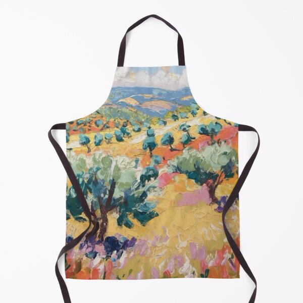 Item preview, French Olive Grove | Vibrant Countryside Impressionist Print – Carraann Edition designed and sold by CARRAANN.
