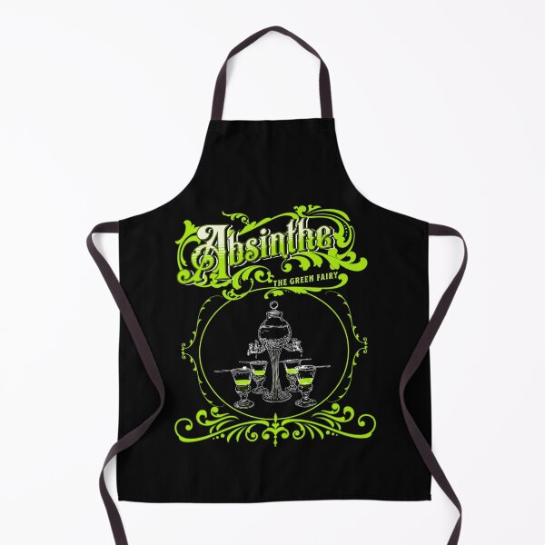 Item preview, Vintage Illustrated Absinthe Set designed and sold by HRSCreates.