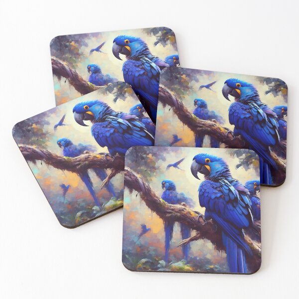 Item preview, Hyacinth Macaw Art #7 | Blue Macaw Lovers designed and sold by ksgraphics222.