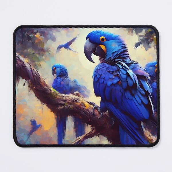 Item preview, Hyacinth Macaw Art #7 | Blue Macaw Lovers designed and sold by ksgraphics222.