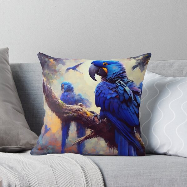 Item preview, Hyacinth Macaw Art #7 | Blue Macaw Lovers designed and sold by ksgraphics222.