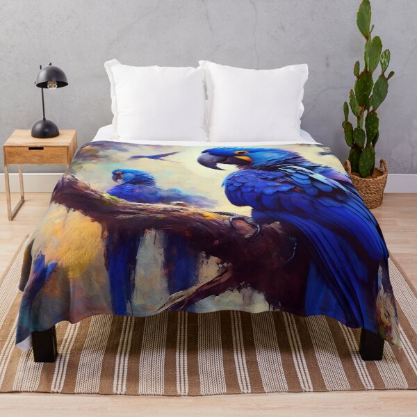 Item preview, Hyacinth Macaw Art #7 | Blue Macaw Lovers designed and sold by ksgraphics222.