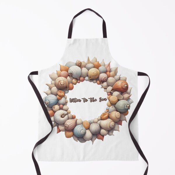 Item preview, Listen to the Sea – Ocean Shell Aesthetic Design designed and sold by Pixel--Threads.