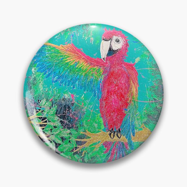 Item preview, Pink Macaws Multicolored parrots by day designed and sold by PGKINART.