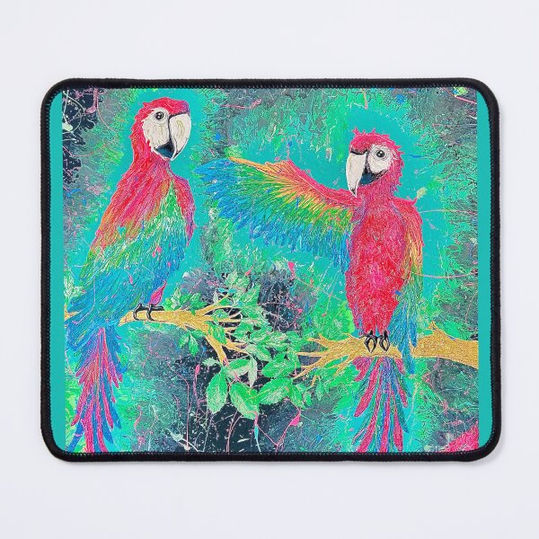 Item preview, Pink Macaws Multicolored parrots by day designed and sold by PGKINART.