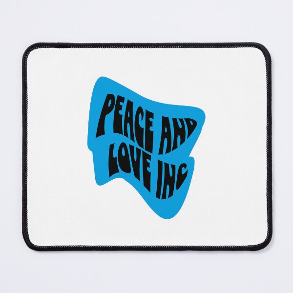 Item preview, Peace and Love Inc, Groovy Statement Blue designed and sold by kacperartdesign.