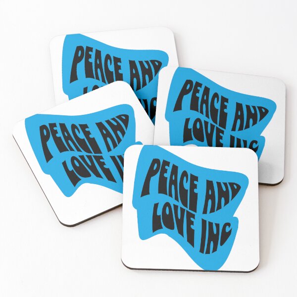 Item preview, Peace and Love Inc, Groovy Statement Blue designed and sold by kacperartdesign.