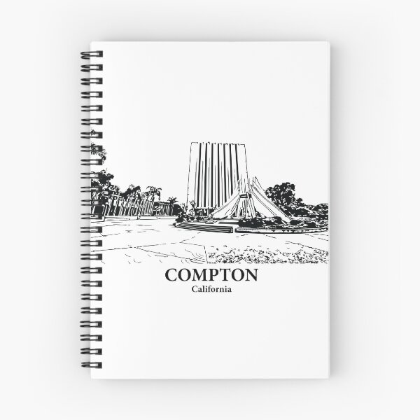 Artikelvorschau, Compton - Kalifornien entworfen und verkauft von Lakeric Cityscapes.