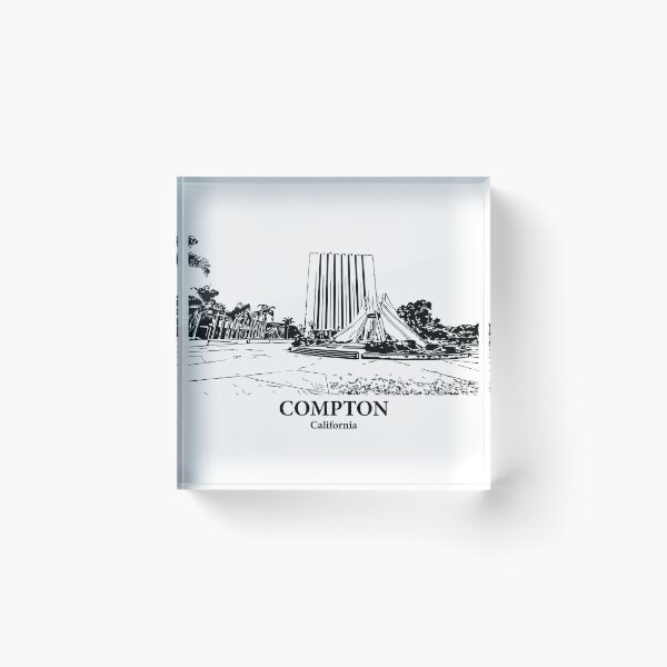 Item preview, Compton - California designed and sold by Lakeric Cityscapes.