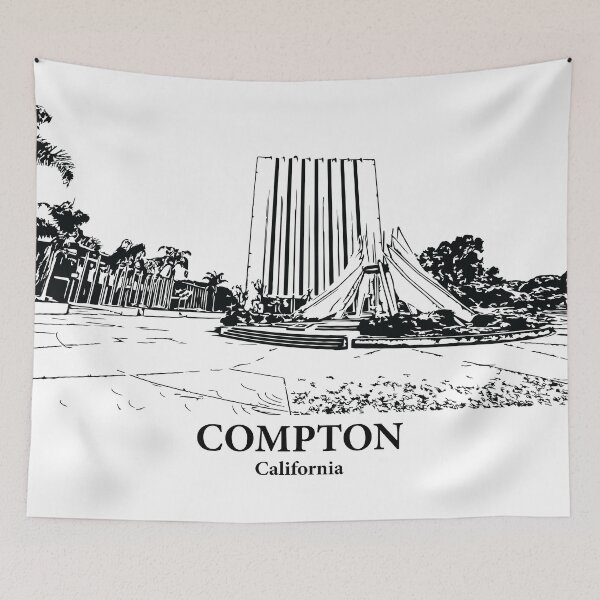 Item preview, Compton - California designed and sold by Lakeric Cityscapes.