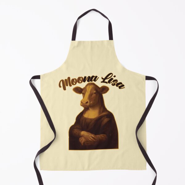 Item preview, Funny Cow Mona Lisa Parody Art designed and sold by MehMerchTees.