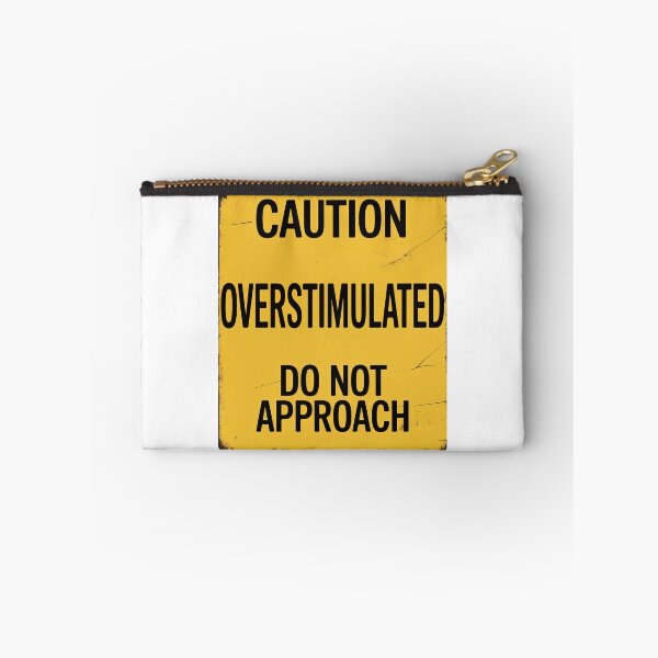Item preview, Caution - Overstimulated designed and sold by Angry Swan Designs.