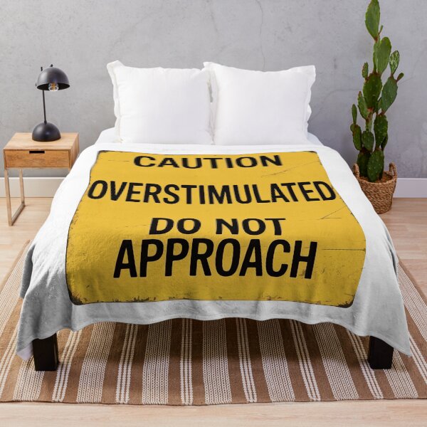Item preview, Caution - Overstimulated designed and sold by Angry Swan Designs.