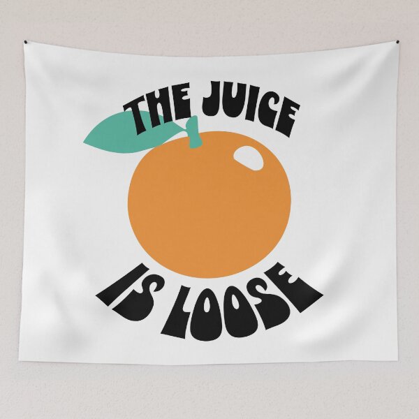 Item preview, The Juice is Loose (Funky Orange) designed and sold by kacperartdesign.