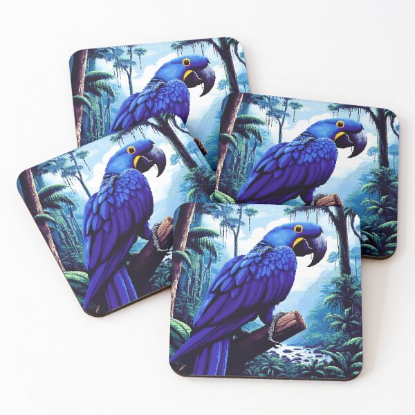 Item preview, Hyacinth Macaw Art #9 | Blue Macaw Lovers designed and sold by ksgraphics222.
