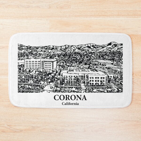 Artikelvorschau, Corona - Kalifornien entworfen und verkauft von Lakeric Cityscapes.