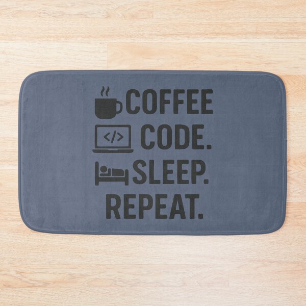 Item preview, Coffee Code Sleep Repeat – Programmer Life Design designed and sold by Nick29S.