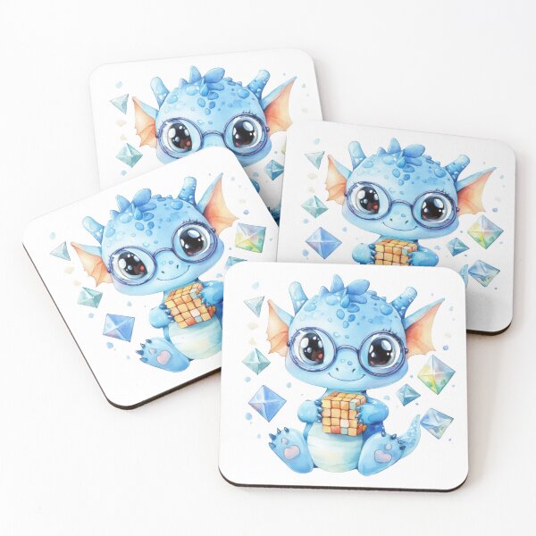 Item preview, Cute Brain Teaser Dragon with brain teaser cube designed and sold by VikArt7.