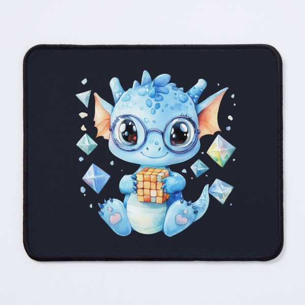 Item preview, Cute Brain Teaser Dragon with brain teaser cube designed and sold by VikArt7.
