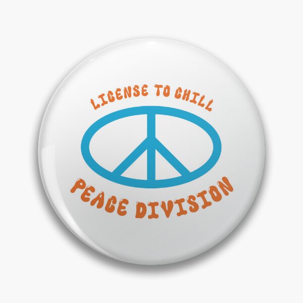 Item preview, License to Chill – Peace Division designed and sold by kacperartdesign.