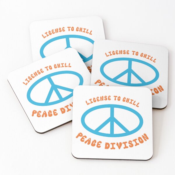 Item preview, License to Chill – Peace Division designed and sold by kacperartdesign.
