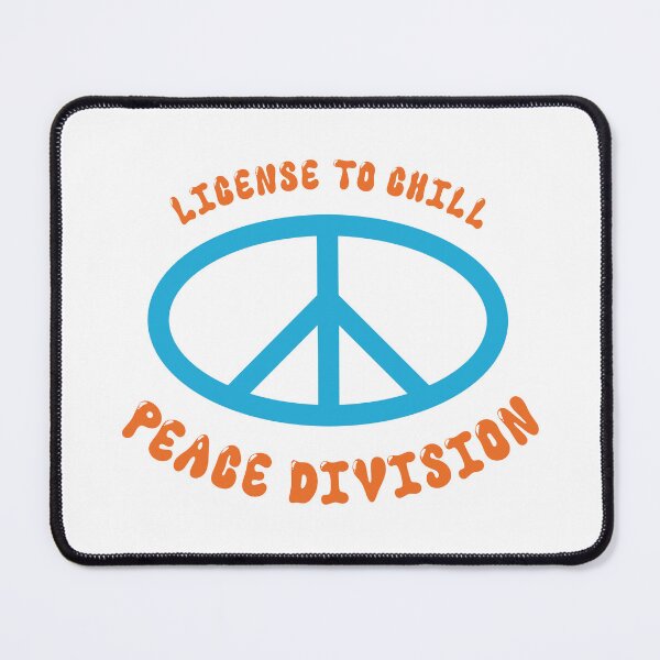 Item preview, License to Chill – Peace Division designed and sold by kacperartdesign.