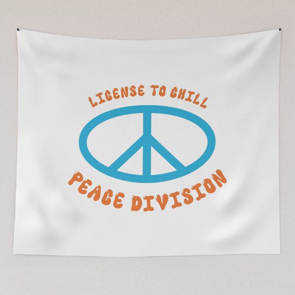 Item preview, License to Chill – Peace Division designed and sold by kacperartdesign.