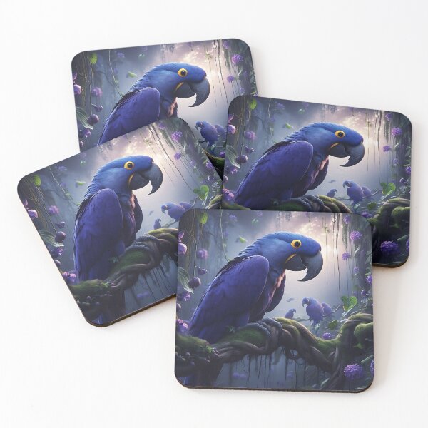 Item preview, Hyacinth Macaw Art #10 | Blue Macaw Lovers designed and sold by ksgraphics222.