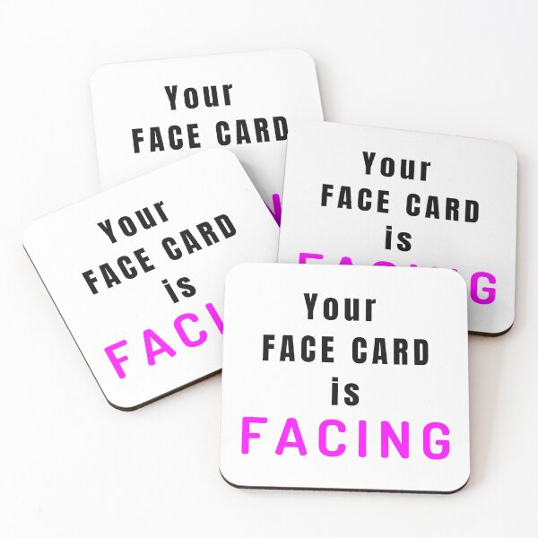 Item preview, Your Face Card is FACING designed and sold by KATKattalestv.