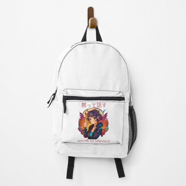 Item preview, Anime-style girl with Japanese & English text designed and sold by EWLTees.