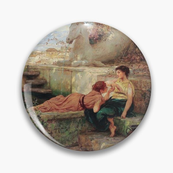 Item preview, sapphic renaissance painting  designed and sold by cherryana.