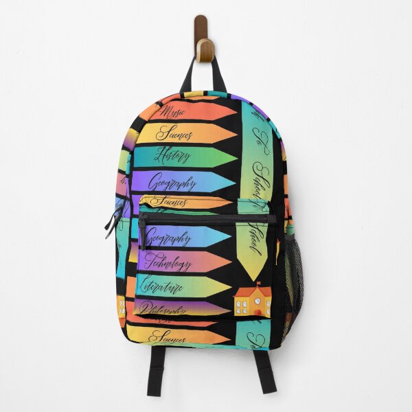 Item preview, Colorful School Subjects Signpost designed and sold by Designkarte.