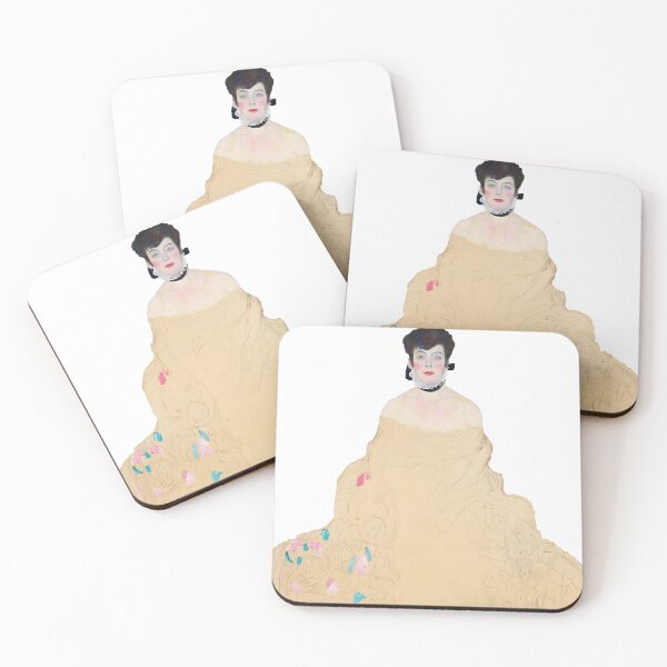 Item preview, Cutout – Amalie Zuckerkandl by Gustav Klimt (Unfinished Portrait) designed and sold by EmeraldeaArt.