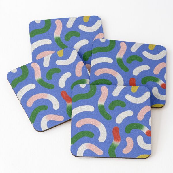 Item preview, Seamless pattern with jelly warms designed and sold by IreneRuya.