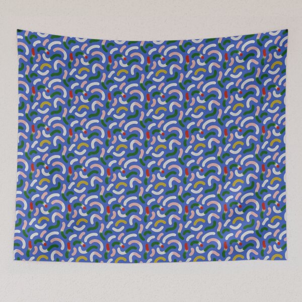 Item preview, Seamless pattern with jelly warms designed and sold by IreneRuya.
